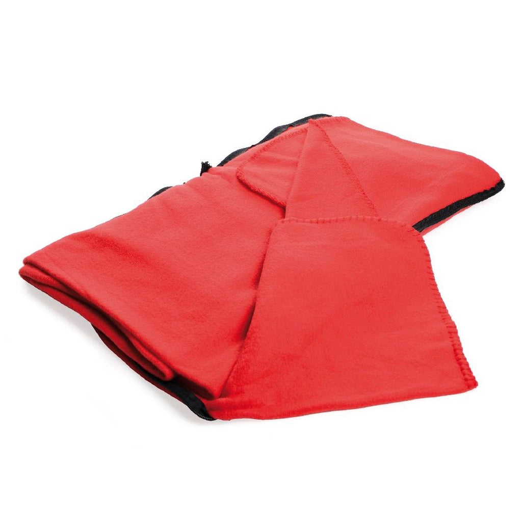 Ausgebreitete Kuscheldecke aus Fleece