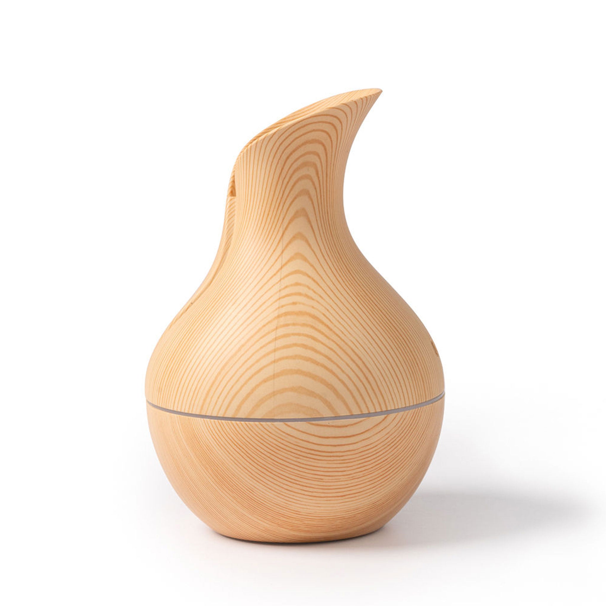 Aroma Diffusor und Luftbefeuchter in Holzoptik in Seitenansicht