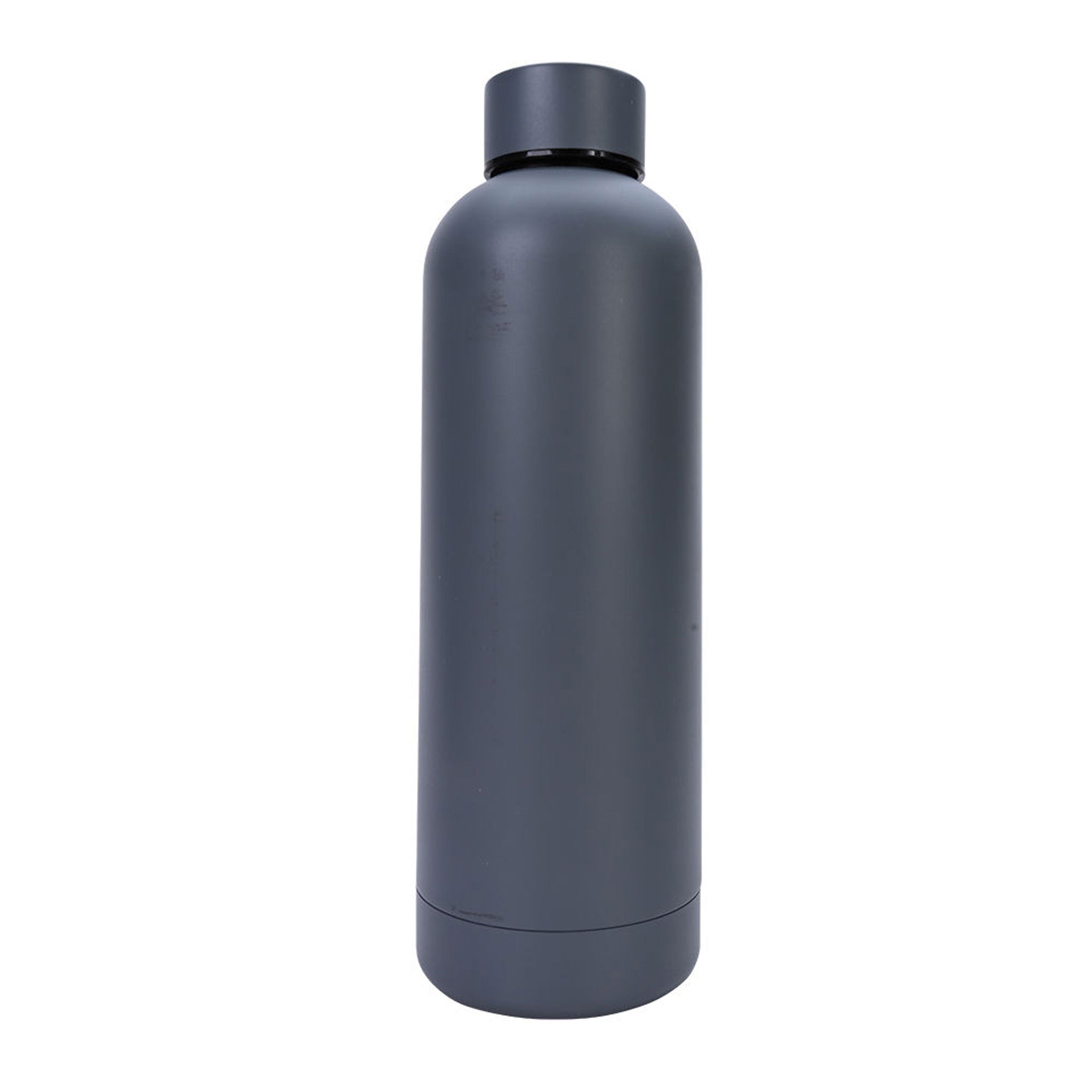 Black and White Trinkflasche in Grau