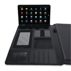 Blackmaxx Business Mappe Metropolis A4 mit Halterungen für Tablet und Zubehör