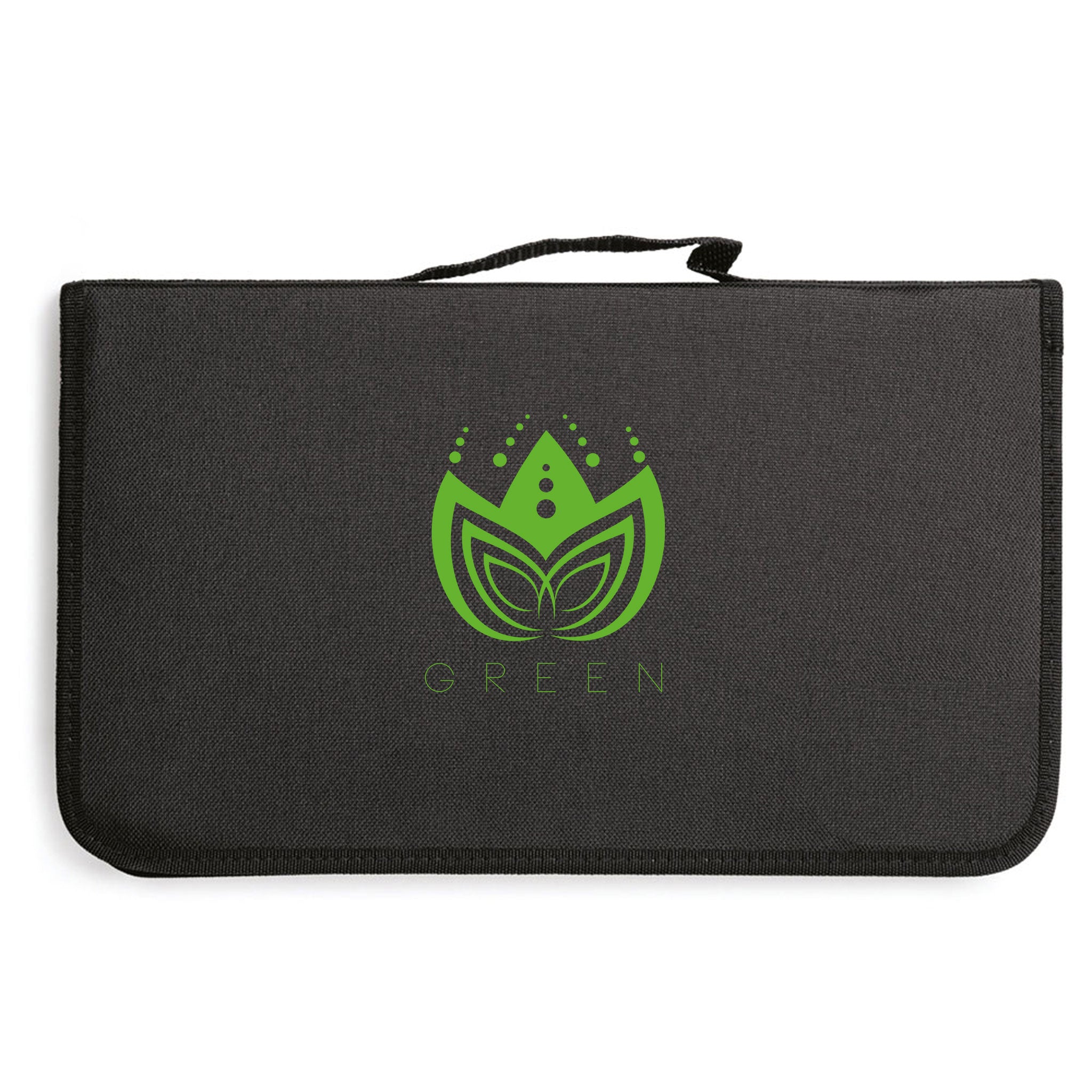 5-teiliges Grillset mit Logo-Druck auf dem schwarzen Etui