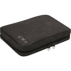 Kabeltasche Top Job anthrazit mit umlaufendem Reißverschluss ohne Druck
