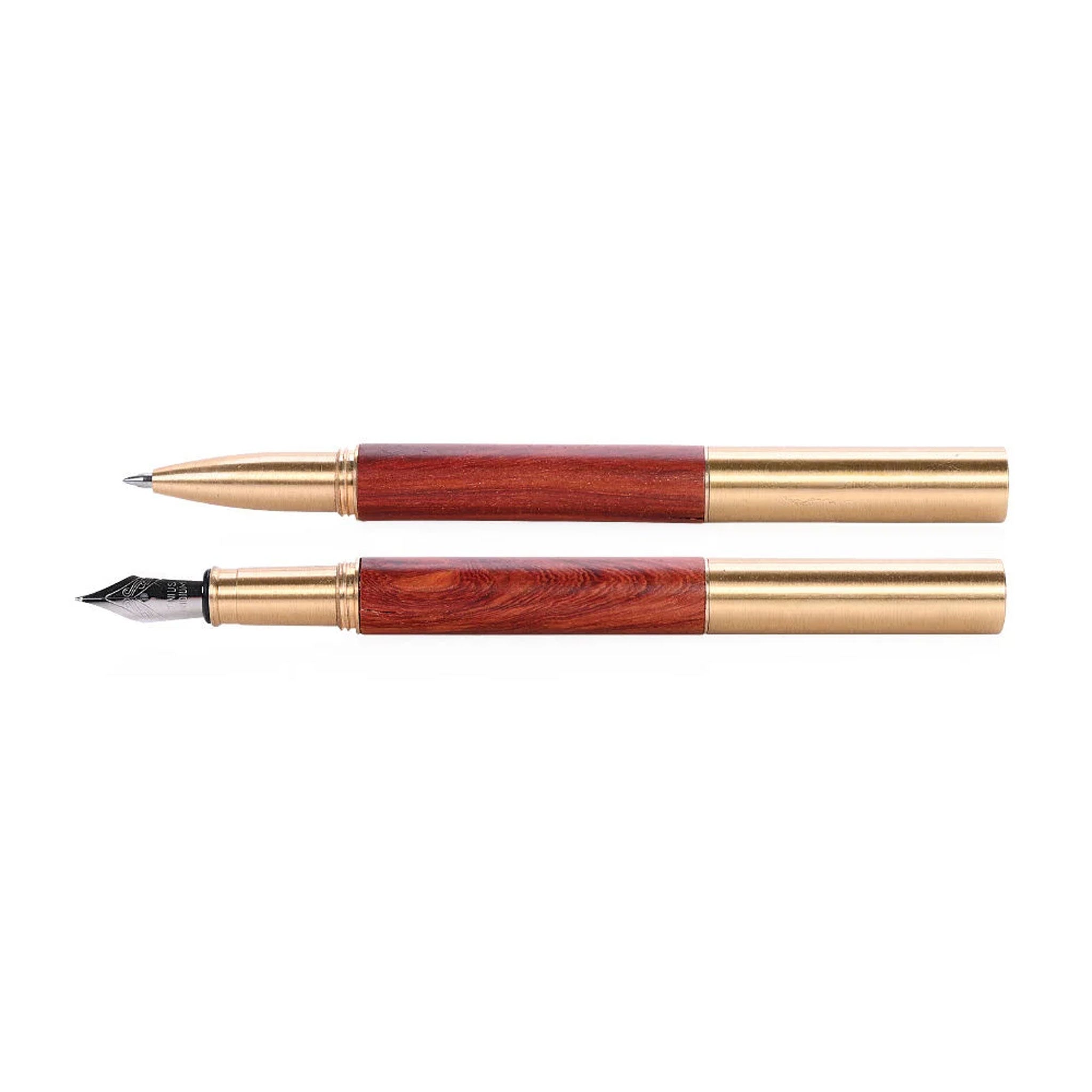 Mark Twain Holz-Mini-Schreibset mit Füllfederhalter und Rollerball