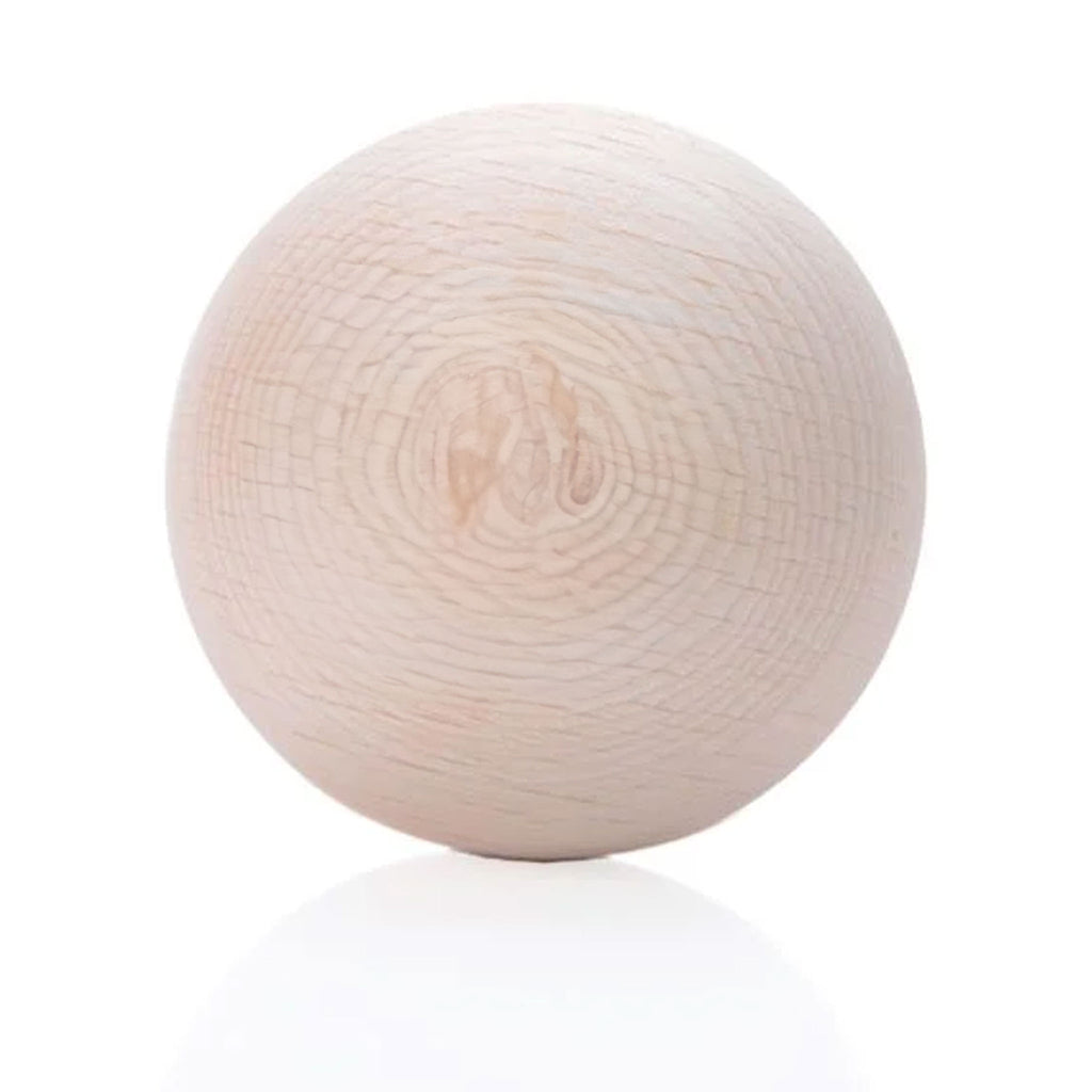 Massage- und Faszienball aus europäischer Buche mit 6 cm Durchmesser