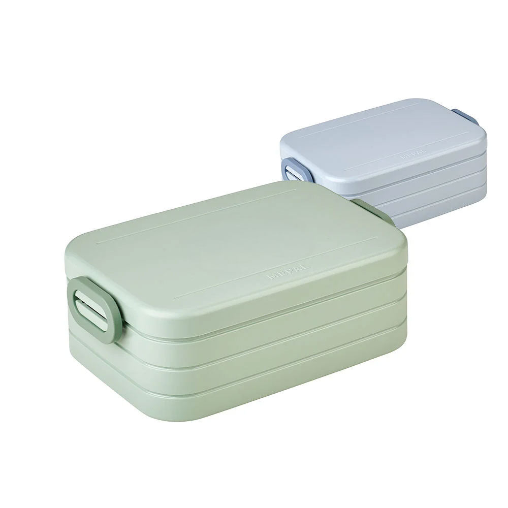 Mepal Lunchbox Take a Break MIDI in Grün und in Blau ohne Druck