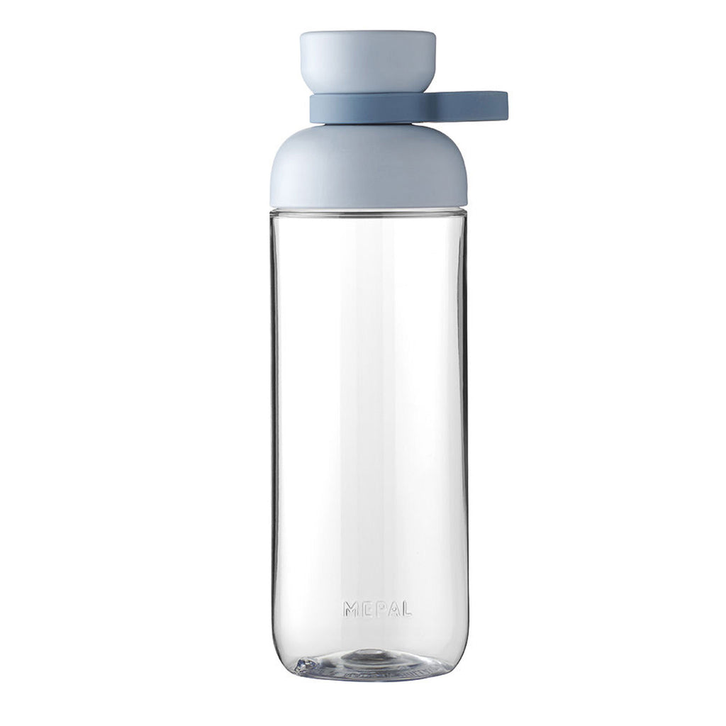 Mepal Trinkflasche Vita aus Tritan mit blauem Deckel und Trageschlaufe