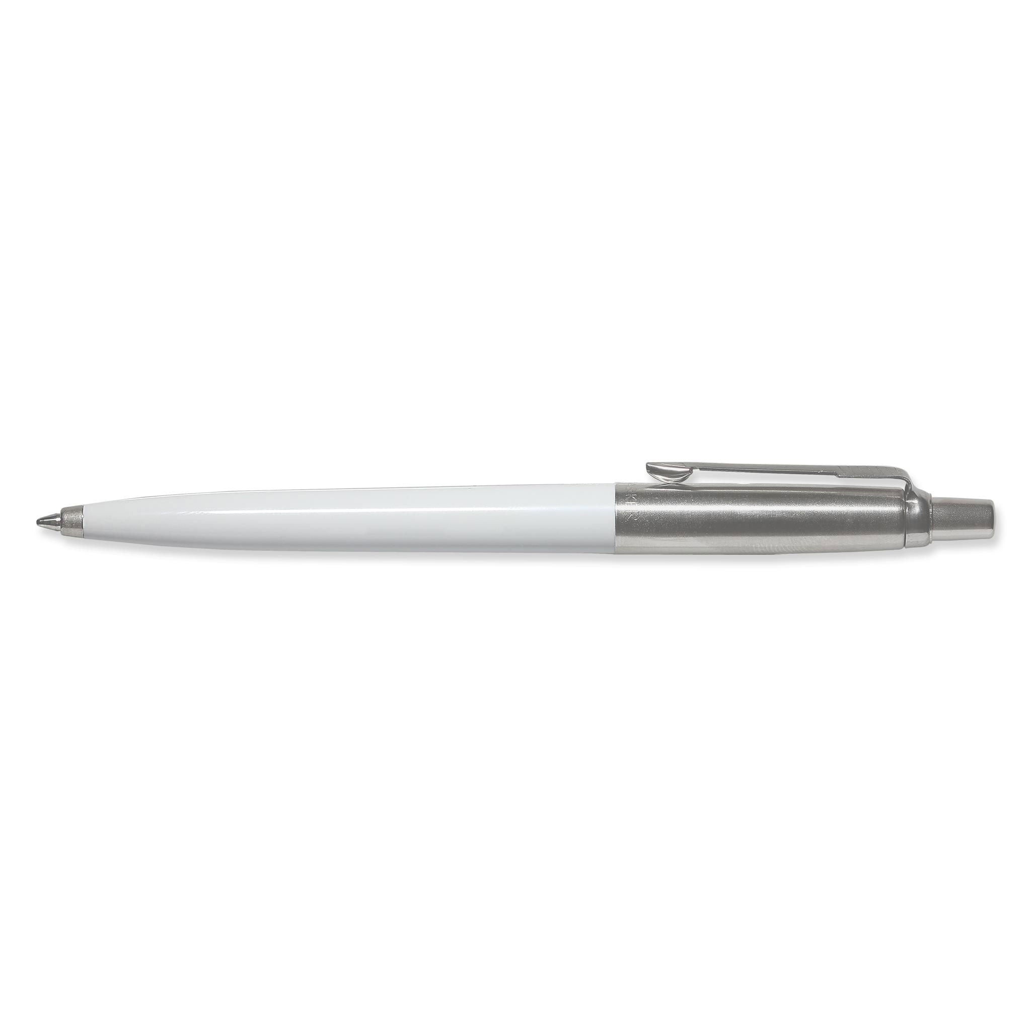 PARKER Kugelschreiber Jotter in Weiß mit Metall-Clip