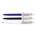 PARKER Kugelschreiber Jotter mit Schriftzug am Edelstahloberteil
