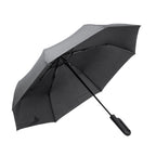 RPET Regenschirm geöffnet in Schwarz