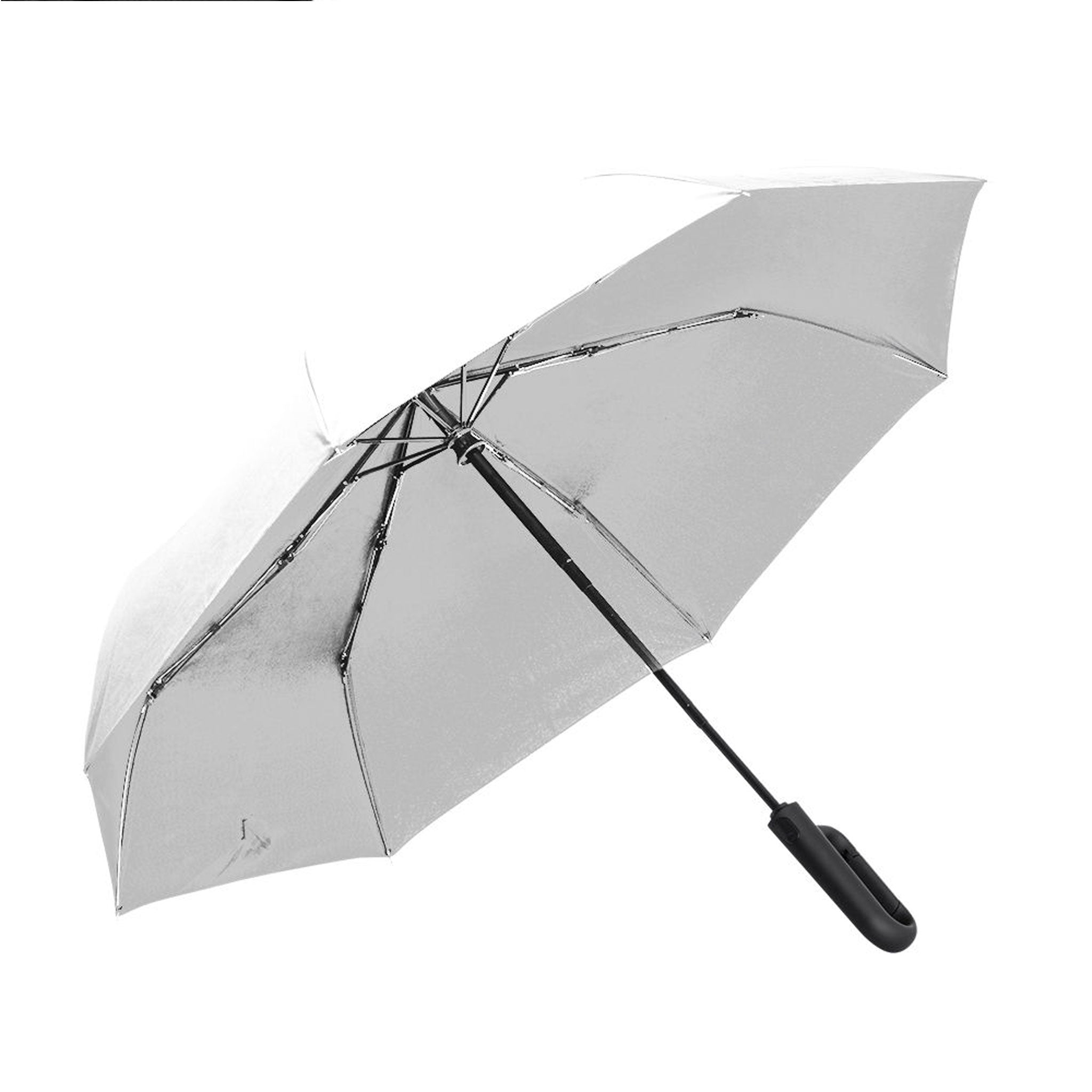 RPET Regenschirm geöffnet in Weiß