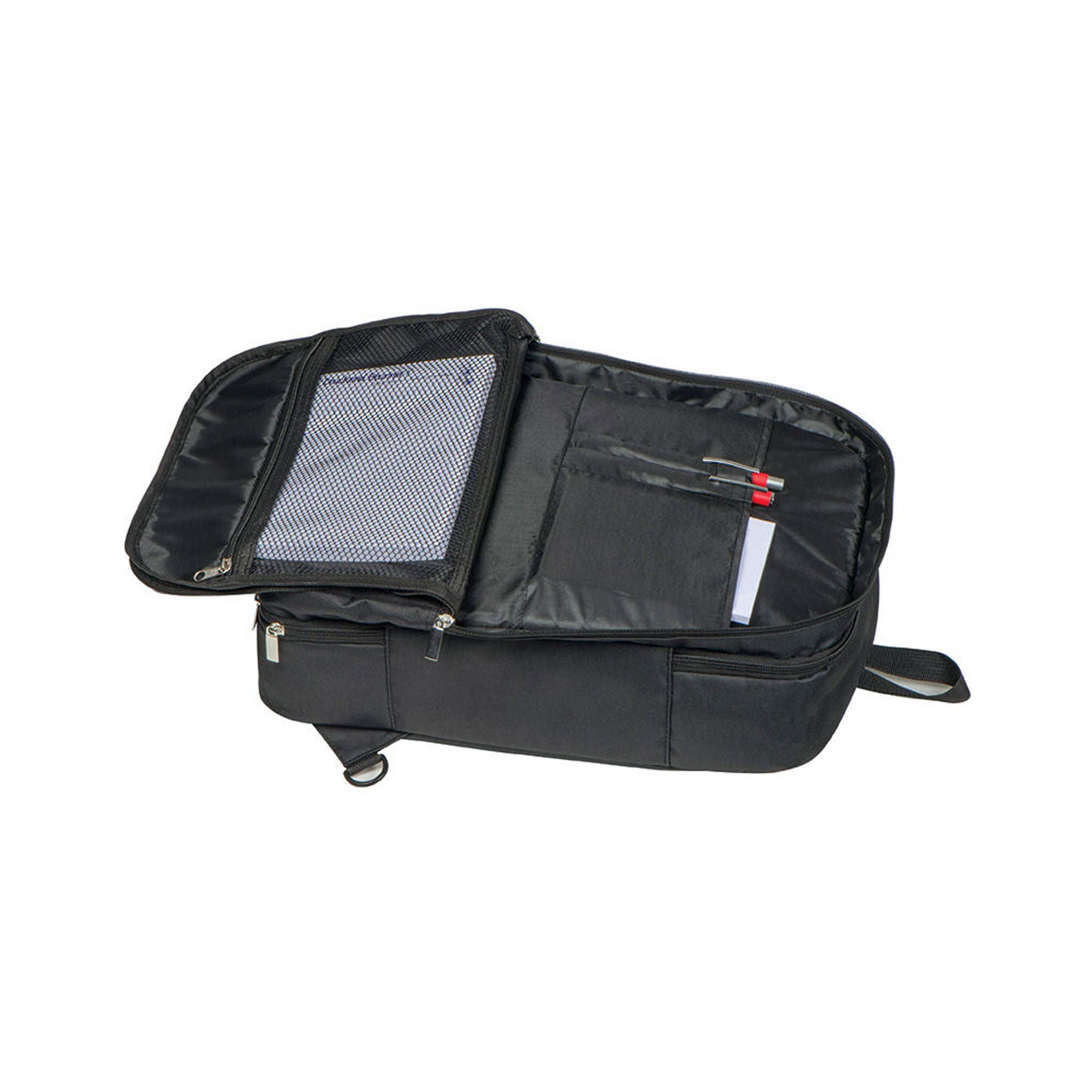 Reiserucksack mit Innenfach, Netzfach und Organizer