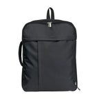 Schwarzer Reiserucksack aus RPET mit Laptopfach