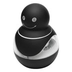 Salz und Pfefferstreuer Figur Innovation in Schwarz in schräger Seitenansicht