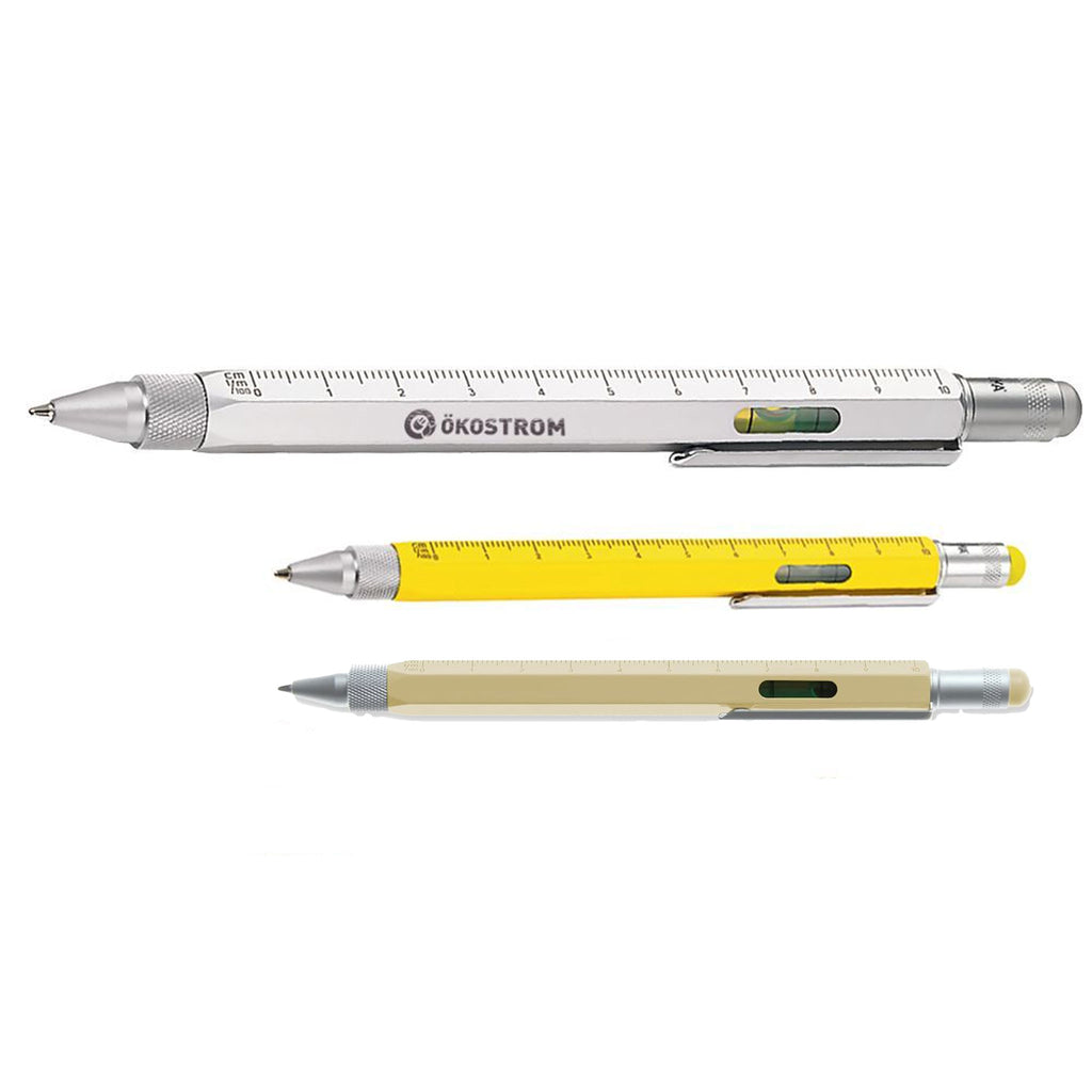 TROIKA Construction-Pen mit Gestaltung auf dem Metallschaft