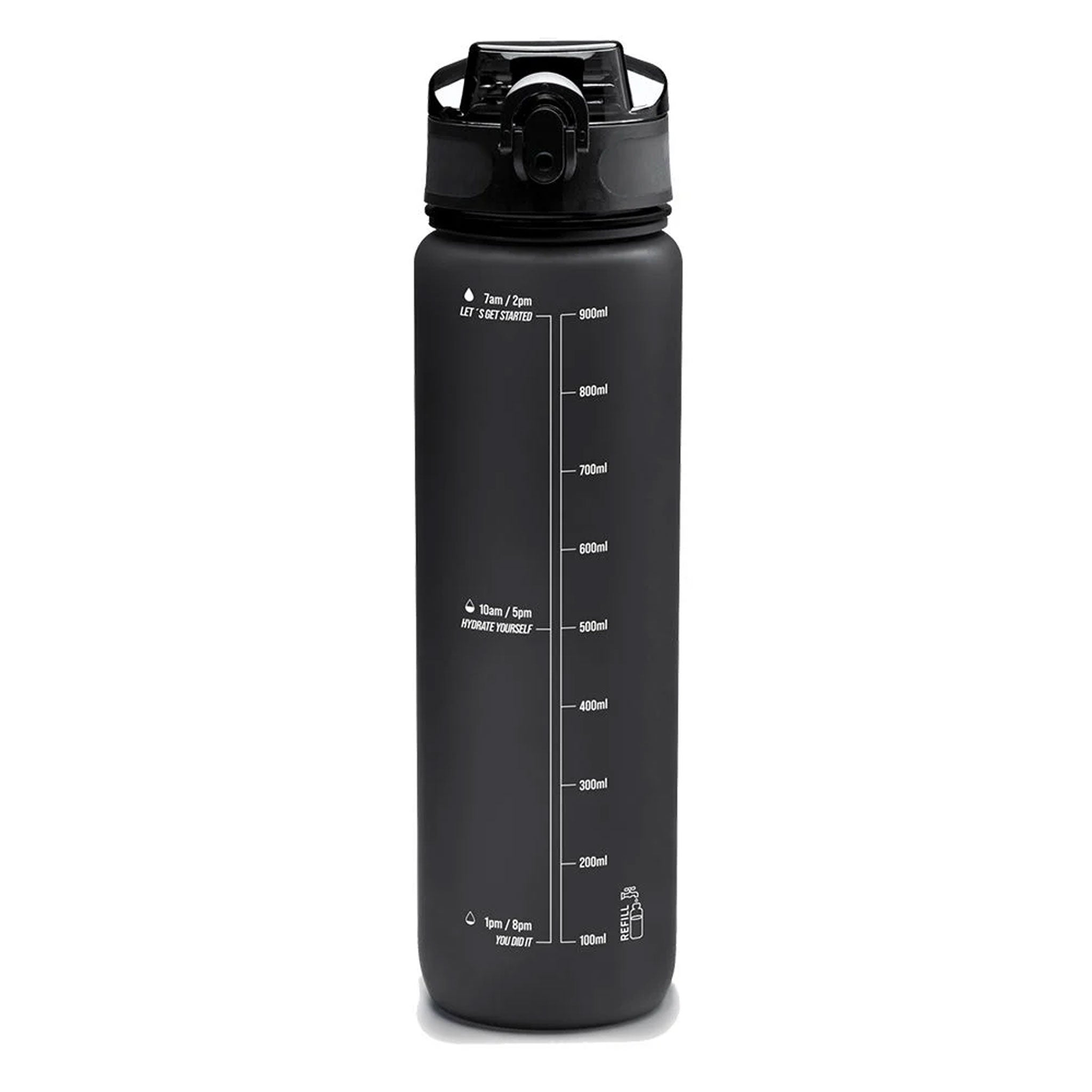 Tritan Trinkflasche in Schwarz
