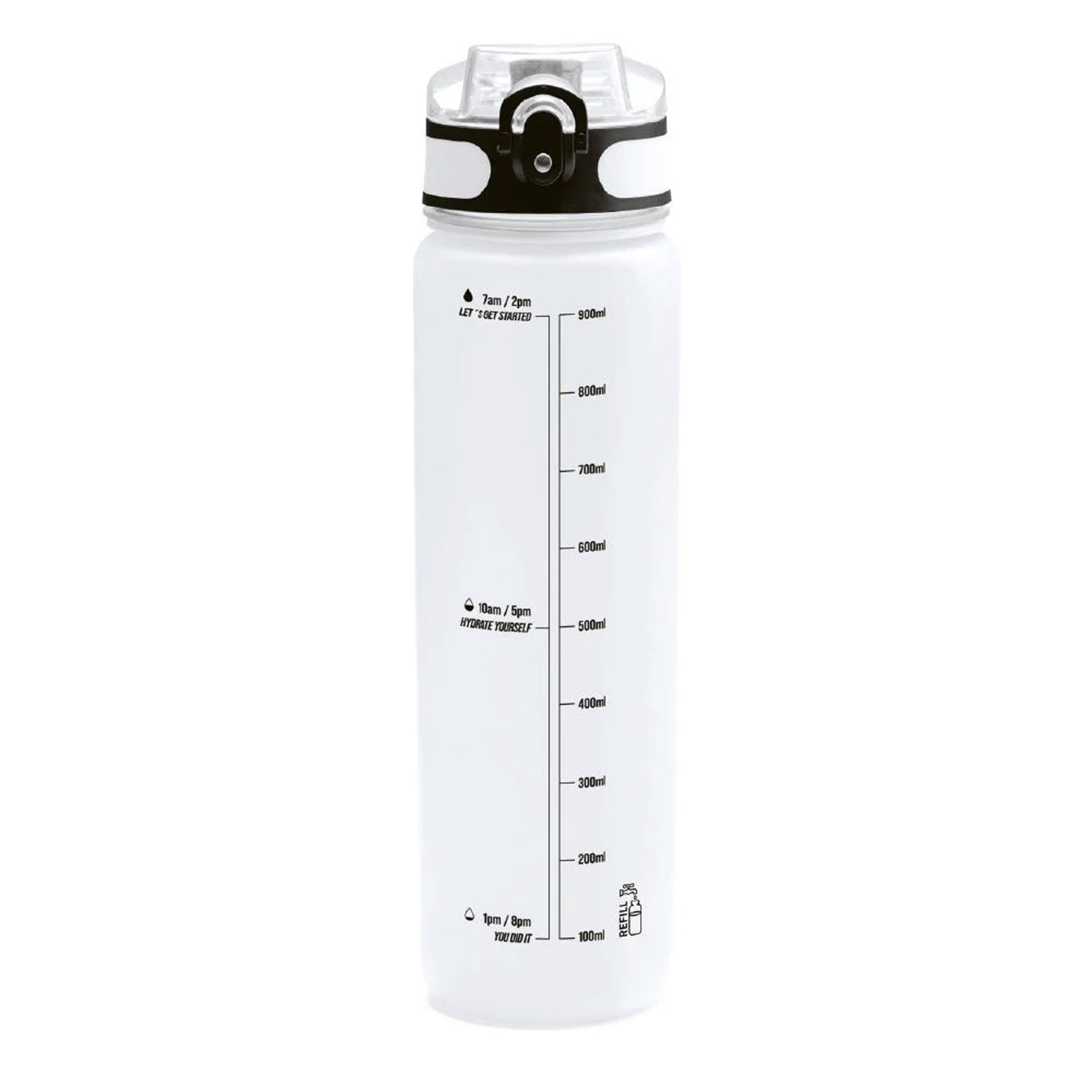 Tritan Trinkflasche in Weiß