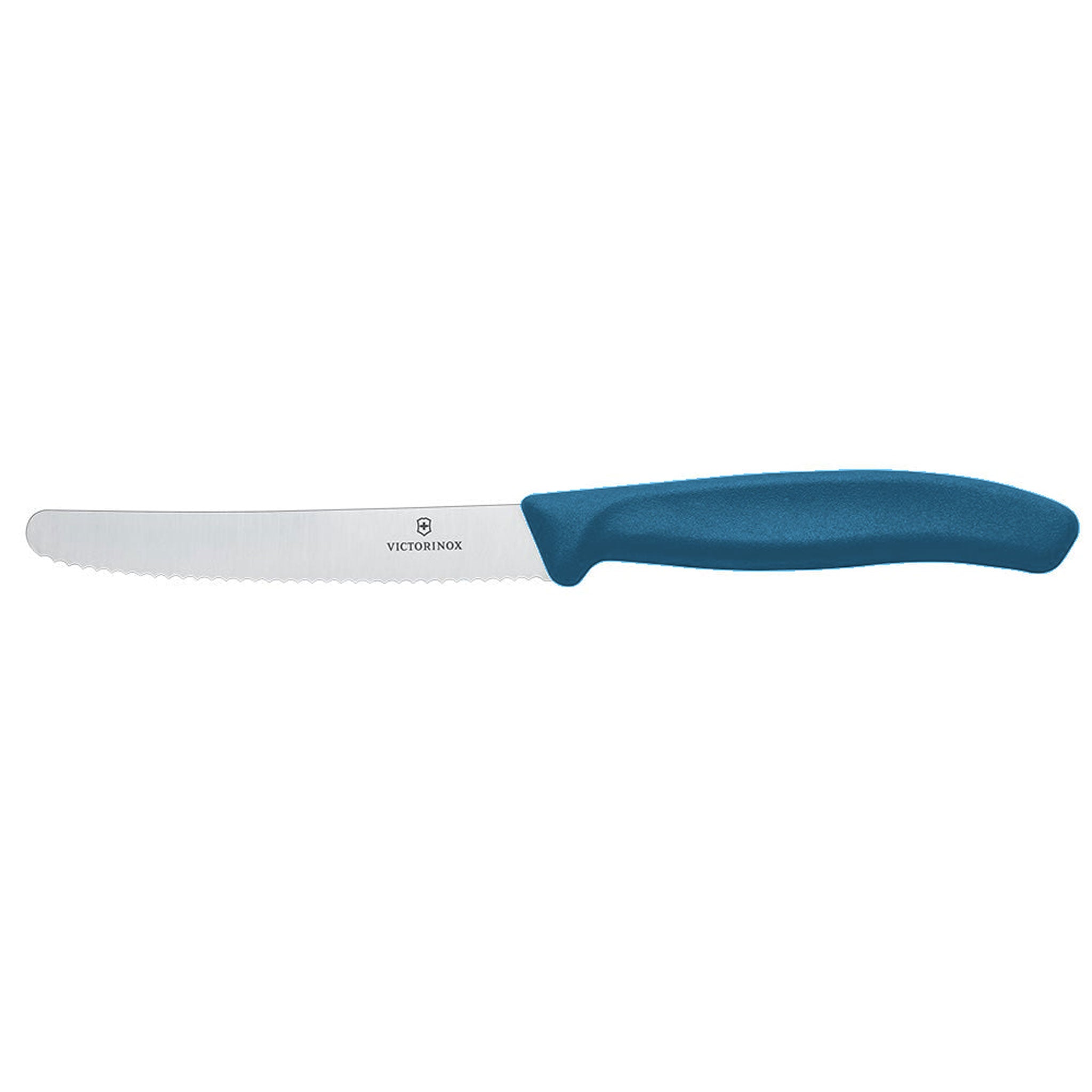 Victorinox Swiss Classic Tomaten und Tafelmesser mit blauem Griff in neutraler Ausführung