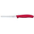 Victorinox Swiss Classic Tomaten und Tafelmesser mit rotem Griff in neutraler Ausführung