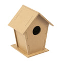 Vogelhaus Bird als 7-teiliger Holzbausatz zum Zusammenstecken